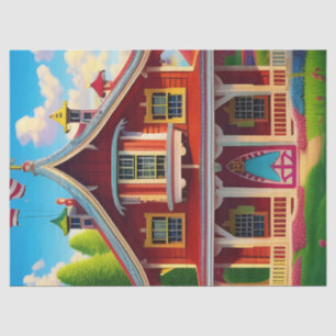 Beautiful Farmhouse Countryside Decoupage Tissue Paper