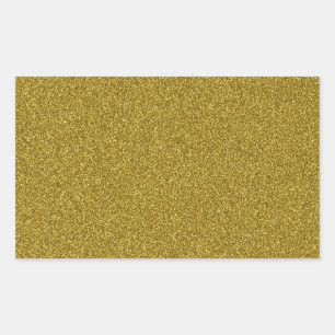 Beautiful fashinable girly yellow gold glitter sticker