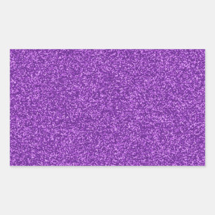 Beautiful fashionable girly purple glitter effect sticker