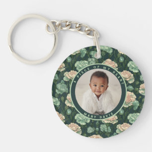 Beautiful Father'S Day Gift Ideas Carnation Flower Keychain