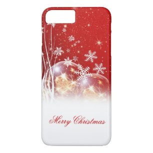 Beautiful festive “Merry Christmas” illustrati Case-Mate iPhone Case
