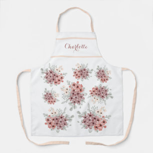 Beautiful Field Flower Bouquet Personalized Apron