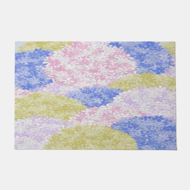 Beautiful Fields Of Hydrangeas Doormat (Front)