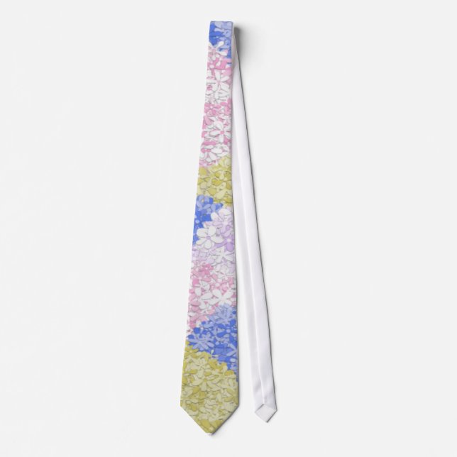 Beautiful Fields Of Hydrangeas Tie (Front)