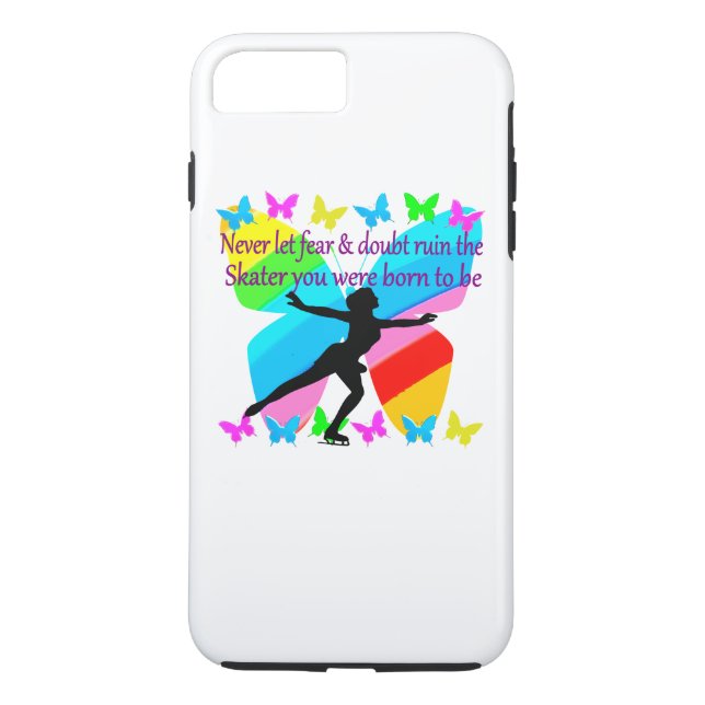 BEAUTIFUL FIGURE SKATER INSPIRATIONAL QUOTE DESIGN Case-Mate iPhone CASE (Back)