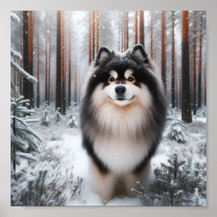 Beautiful Finnish Lapphund Poster