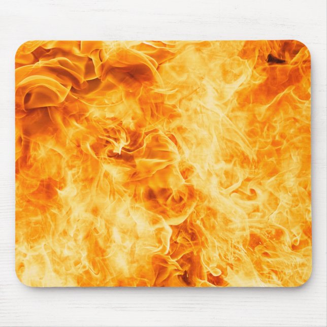 Beautiful Fire Mouse Pad (Front)