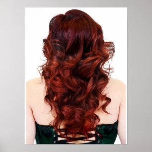 Beautiful Fire Ombre' Salon Poster