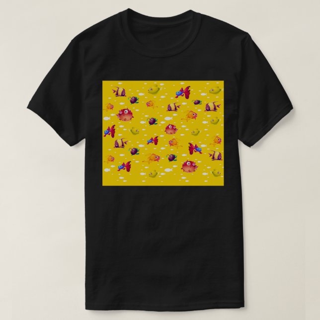 beautiful fish wallpaper T-Shirt (Design Front)