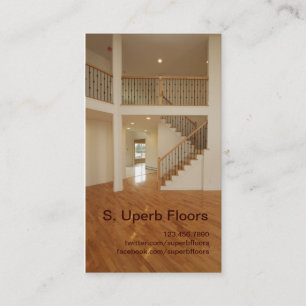 beautiful floor business card