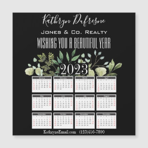 Beautiful Floral 2023 Personalized Magnet