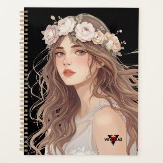 Beautiful Floral Anime Girl – Soft Pastel Aesthe