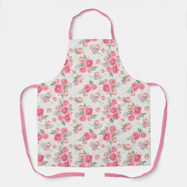Beautiful Floral Apron (Front)