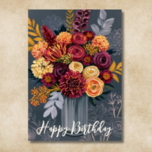 Beautiful Floral Birthday Wishes Colourful Flowers