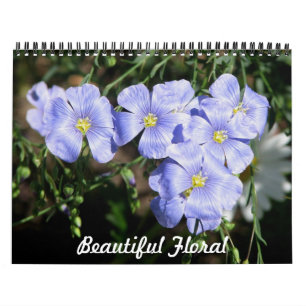 Beautiful Floral Calendar
