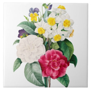 Beautiful Floral  Ceramic Tile