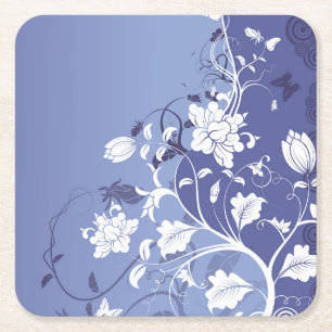 Beautiful Floral Coaster Set