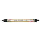 Beautiful Floral Decor with White Gold Stripes