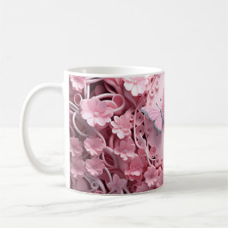 Beautiful Floral Design Coffee Mug