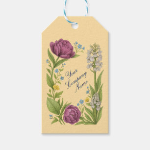 Beautiful floral gift tags