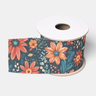 Beautiful Floral Inspiration  Grosgrain Ribbon