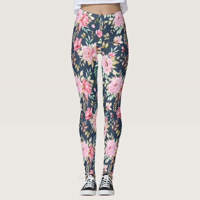 Beautiful Floral Leggings (Front)