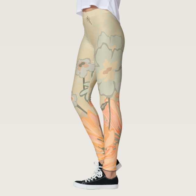 Beautiful floral  leggings (Left)