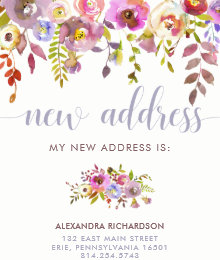 address on postcard