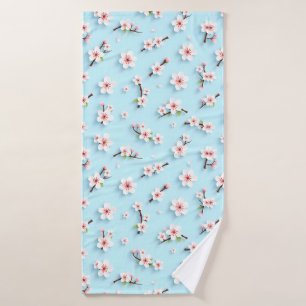 Beautiful Floral Pattern Bath Towel