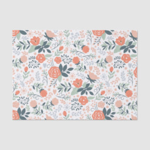 Beautiful Floral Pattern Girly Tissue Paper