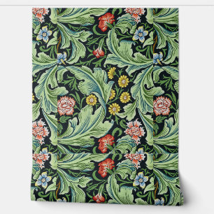 Beautiful Floral pattern Greenery Yellow Red Blue  Wallpaper