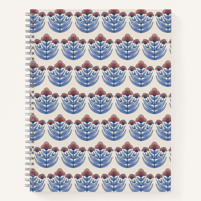 Beautiful Floral Pattern Larissa Journal  (Front)