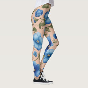 Beautiful Floral Pattern Leggings – Soft & Stretch