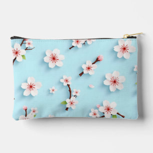 Beautiful floral patterns accessory pouch