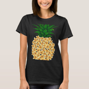 Beautiful floral pineapple men and women Hawaiian  T-Shirt
