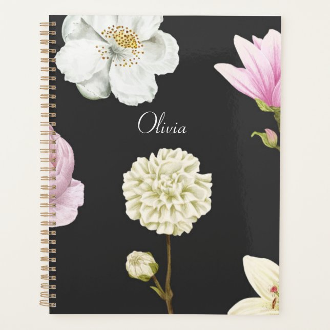 beautiful floral planner (Front)
