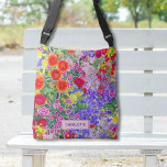 Beautiful floral pretty colourful bag with name<br><div class="desc">Beautiful floral pretty colourful bag with name makes a perfect gift for your mom or grandma for Christmas. Colourful floral pattern for every day, Chic trendy modern and stylish flower theme and botanical artwork in pink, purple, coral, red, green, blue, yellow, orange. Cute and pretty picture designed for you. Please...</div>