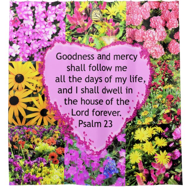 BEAUTIFUL FLORAL PSALM 23 DESIGN (Front)