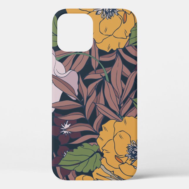Beautiful Floral: Seamless Pattern Background Case-Mate iPhone Case (Back)