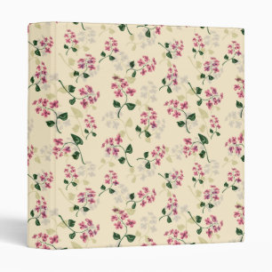 Beautiful floral seamless pattern forget-me-not pi binder