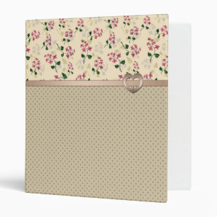 Beautiful floral seamless pattern forget-me-not pi binder