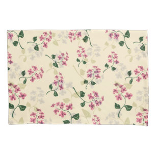 Beautiful floral seamless pattern forget-me-not pi pillowcase