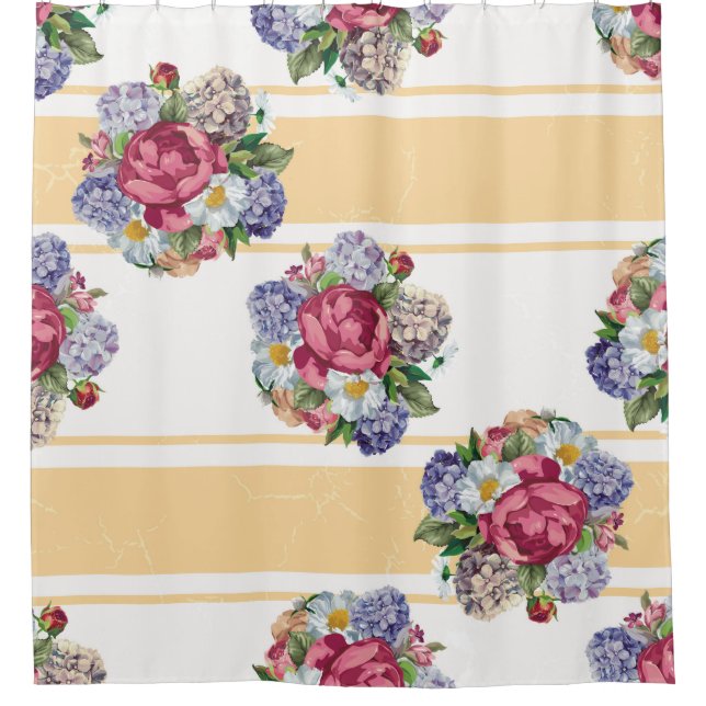 Beautiful floral seamless pattern with hydrangea p (Front)
