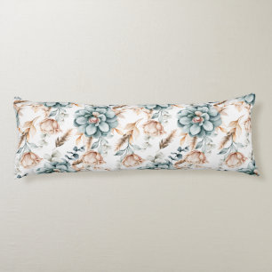 Beautiful floral seamless pattern with vintage body pillow