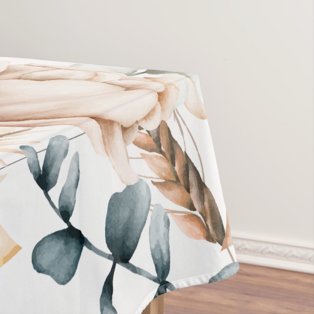 Beautiful floral seamless pattern with vintage  tablecloth (In Situ)