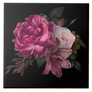 Beautiful Floral Tile