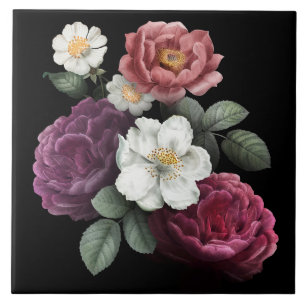 Beautiful Floral Tile