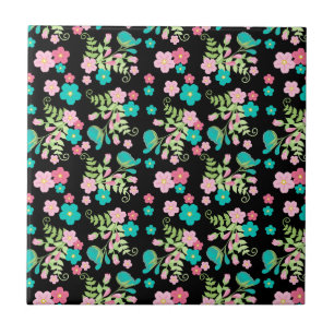 Beautiful Floral Tile
