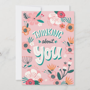 BEAUTIFUL FLORAL VALENTINE'S DAY GREETING CARD