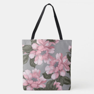 Beautiful Floral Watercolor Fashion Tote Bag